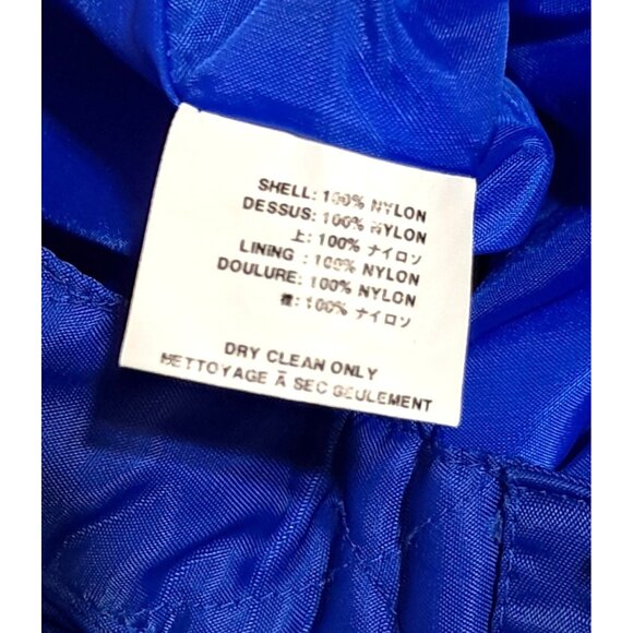 Vtg 80s Mellow Yellow Quilted Pants Ski Snow Winter Womens T3 Blue - Picture 9 of 9